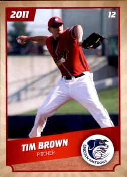 2011 Lincoln Saltdogs #NNO Tim Brown Front