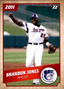 2011 Lincoln Saltdogs #NNO Brandon Jones Front