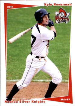 2011 Grandstand Nashua Silver Knights #NNO Kyle Neverman Front