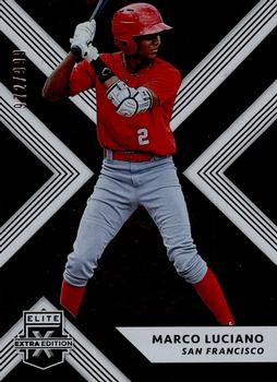 2018 Panini Elite Extra Edition #114 Marco Luciano Front