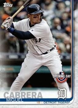 2019 Topps Opening Day #23 Miguel Cabrera Front