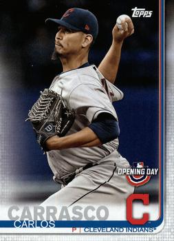 2019 Topps Opening Day #72 Carlos Carrasco Front