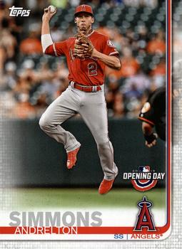 2019 Topps Opening Day #78 Andrelton Simmons Front