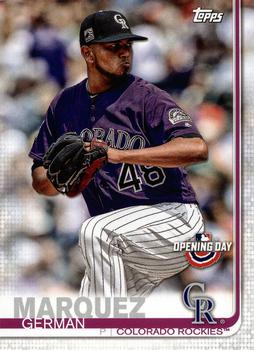 2019 Topps Opening Day #85 German Marquez Front