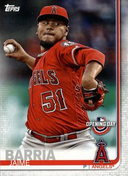 2019 Topps Opening Day #90 Jaime Barria Front