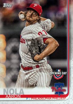 2019 Topps Opening Day #198 Aaron Nola Front