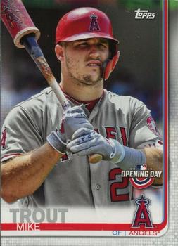 2019 Topps Opening Day #24 Mike Trout Front