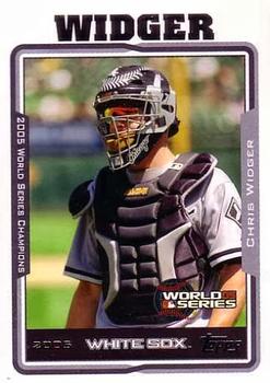 2005 Topps World Series Commemorative Set #19 Chris Widger Front