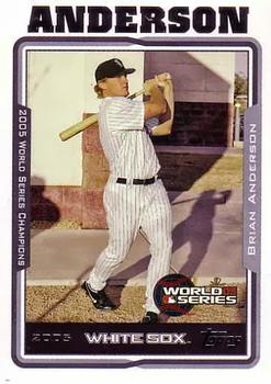 2005 Topps World Series Commemorative Set #28 Brian Anderson Front