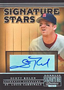 2005 Donruss Signature - Signature Stars #SS-2 Scott Rolen Front