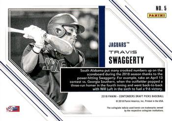 2018 Panini Contenders Draft Picks - Game Day Tickets #5 Travis Swaggerty Back