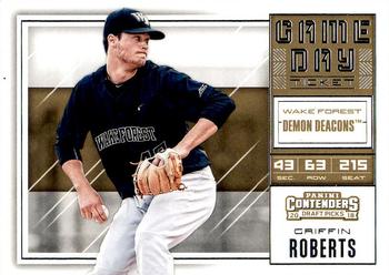 2018 Panini Contenders Draft Picks - Game Day Tickets #16 Griffin Roberts Front
