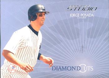 2005 Donruss Studio - Diamond Cuts #DC-19 Jorge Posada Front