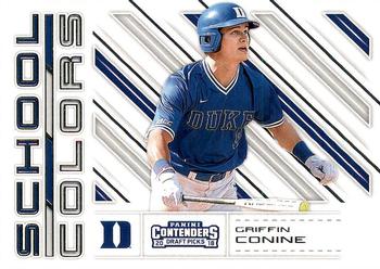 2018 Panini Contenders Draft Picks - School Colors #14 Griffin Conine Front