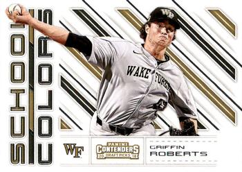 2018 Panini Contenders Draft Picks - School Colors #16 Griffin Roberts Front