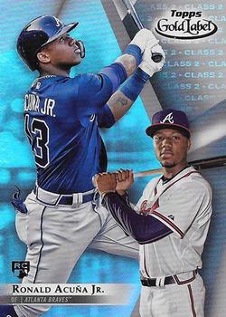 2018 Topps Gold Label - Class 2 #99 Ronald Acuña Jr. Front