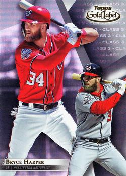 2018 Topps Gold Label - Class 3 #3 Bryce Harper Front