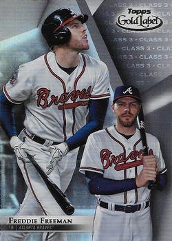 2018 Topps Gold Label - Class 3 #9 Freddie Freeman Front