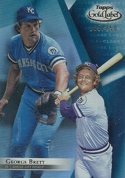 2018 Topps Gold Label - Class 1 Blue #50 George Brett Front