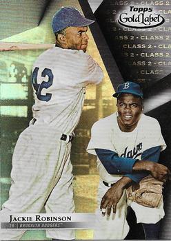 2018 Topps Gold Label - Class 2 Black #25 Jackie Robinson Front