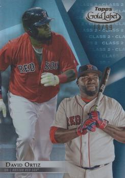 2018 Topps Gold Label - Class 2 Blue #23 David Ortiz Front