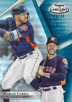 2018 Topps Gold Label - Class 2 Blue #46 Carlos Correa Front