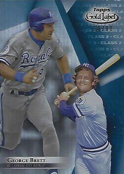 2018 Topps Gold Label - Class 2 Blue #50 George Brett Front