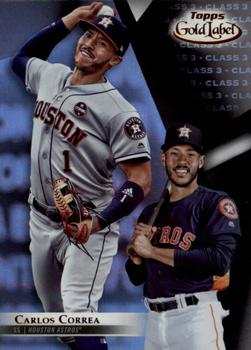 2018 Topps Gold Label - Class 3 Black #46 Carlos Correa Front