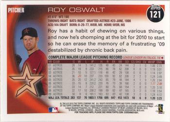 2018 Topps Archives Signature Series Retired Player Edition - Encased Buyback Autographs - Roy Oswalt #121 Roy Oswalt Back