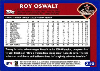 2018 Topps Archives Signature Series Retired Player Edition - Encased Buyback Autographs - Roy Oswalt #210 Roy Oswalt Back