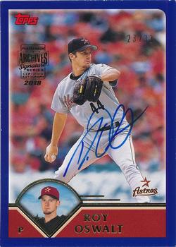 2018 Topps Archives Signature Series Retired Player Edition - Encased Buyback Autographs - Roy Oswalt #210 Roy Oswalt Front