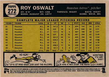 2018 Topps Archives Signature Series Retired Player Edition - Encased Buyback Autographs - Roy Oswalt #272 Roy Oswalt Back