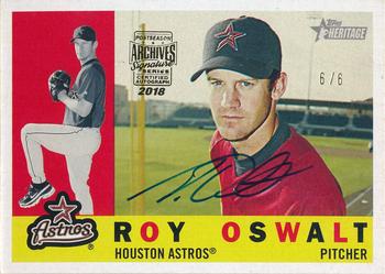 2018 Topps Archives Signature Series Retired Player Edition - Encased Buyback Autographs - Roy Oswalt #362 Roy Oswalt Front