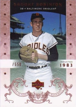2005 Upper Deck Hall of Fame #9 Brooks Robinson Front