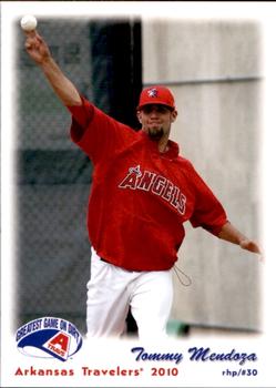 2010 Grandstand Arkansas Travelers #NNO Tommy Mendoza Front