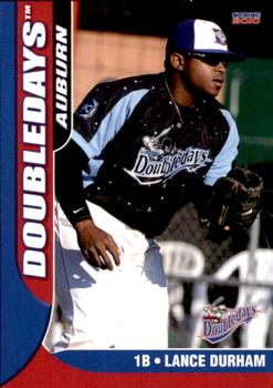 2010 Choice Auburn Doubledays #6 Lance Durham Front