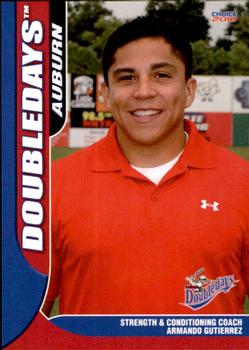 2010 Choice Auburn Doubledays #12 Armando Gutierrez Front