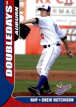 2010 Choice Auburn Doubledays #18 Drew Hutchison Front