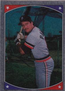 1987 Topps Stickers Hard Back Test Issue #149 Lance Parrish Front