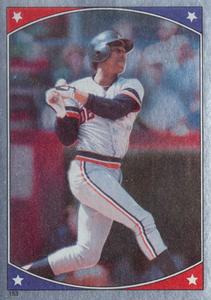 1987 Topps Stickers Hard Back Test Issue #153 Lou Whitaker Front