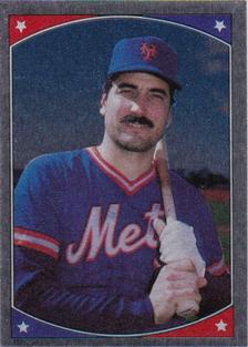 1987 Topps Stickers Hard Back Test Issue #157 Keith Hernandez Front