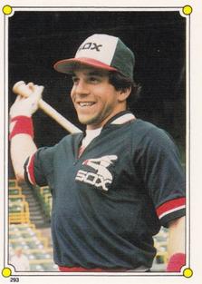 1987 Topps Stickers Hard Back Test Issue #293 John Cangelosi Front