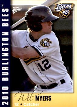 2010 MultiAd Burlington Bees #25 Wil Myers Front