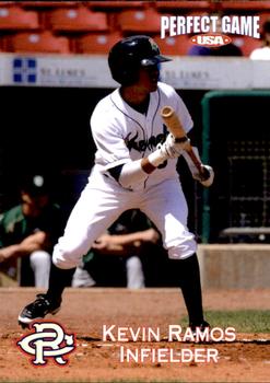 2010 Perfect Game Cedar Rapids Kernels #19 Kevin Ramos Front