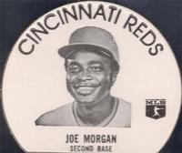 1976 Cincinnati Reds Icee Lids #NNO Joe Morgan Front