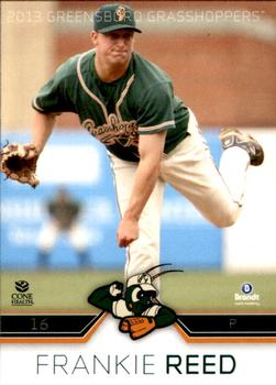 2013 Brandt Greensboro Grasshoppers #11 Frankie Reed Front
