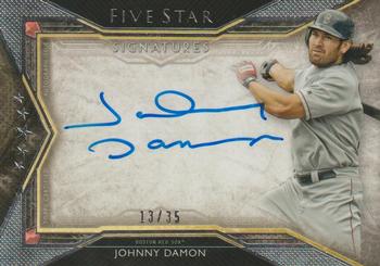 2018 Topps Five Star - Five Star Signatures #FSS-JD Johnny Damon Front