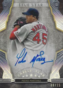 2018 Topps Five Star - Career Year Autographs #CRA-PM Pedro Martinez Front