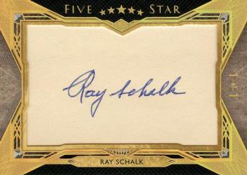 2018 Topps Five Star - Five Star Baseball Cut Signatures #CS-RH Ray Schalk Front