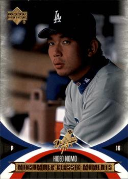 2005 UD Mini Jersey Collection #89 Hideo Nomo Front